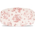 Churchill Servies Horeca Kwaliteit Toile Cranberry Chefs Oblong Bord 35.5cm x 18.9cm