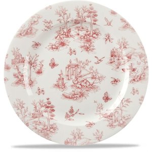 Churchill Servies Horeca Kwaliteit Toile Cranberry Profile Bord 30.5cm