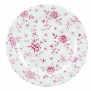 Churchill Servies Horeca Kwaliteit Rose Chintz Cranberry Bord 27.6cm