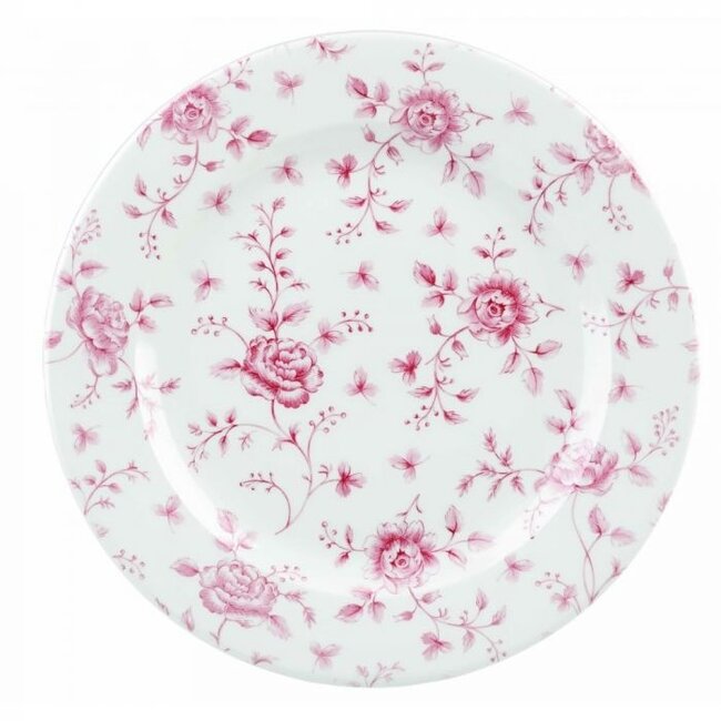 Churchill Servies Horeca Kwaliteit Rose Chintz Cranberry Plate 28cm 6/box