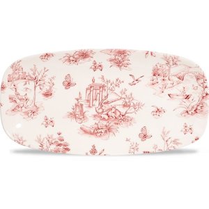 Churchill Servies Horeca Kwaliteit Toile Cranberry Chefs Oblong Bord 29.8cm x 15.3cm