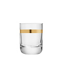 Onis new brand, same glass Onis Libbey | Envy Rocks Gold band 320 ml 6/box