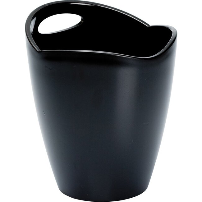Non Food Company Ice Bucket Frosted Black Plastic 22*24 cm 3 L