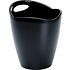 Non Food Company Ice Bucket Frosted Black Plastic 22*24 cm 3 L