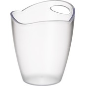 Non Food Company Ice Bucket Frosted Clear Plastic 22*24 cm 3 L