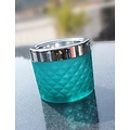 Non Food Company Windproof Ashtray blue with chrome cap