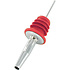 Non Food Company Metal Pourer with soft rubber cork red