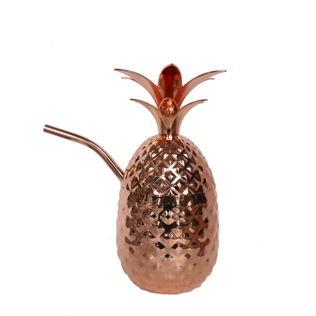 Non Food Company 47 Ronin Metal pineapple with straw Copper 455 ml