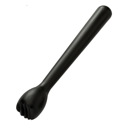 Non Food Company Muddler plastic notched black 22 cm