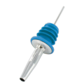 Non Food Company Metal Pourer with soft rubber cork blue 12/box