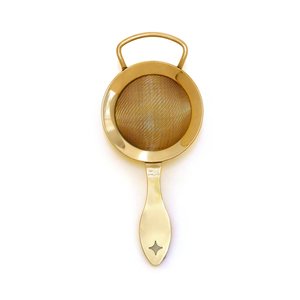 Non Food Company Bonzer heritage fine Strainer gold plated