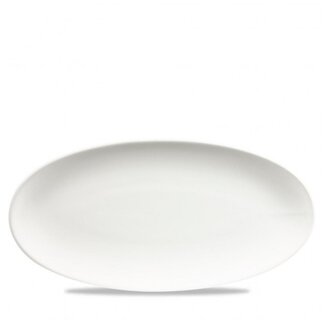 Churchill Servies Horeca Kwaliteit White Oval Chefs Bord 35x17.5cm