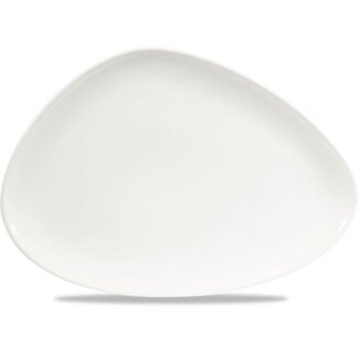 Churchill Servies Horeca Kwaliteit White Triangle Chefs Bord 35.5x24cm