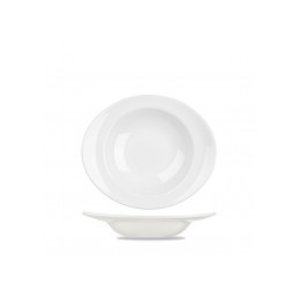 Churchill Servies Horeca Kwaliteit White Orbit Oval Soup Bord 27.5cm