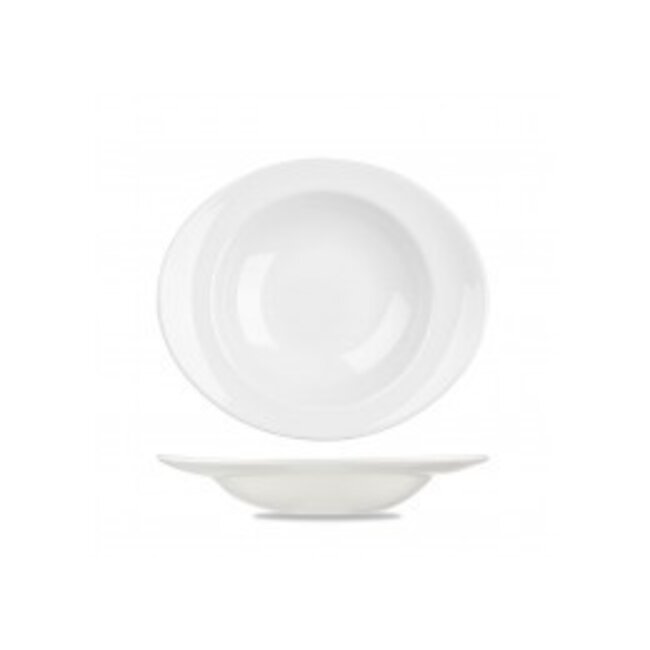 Churchill Servies Horeca Kwaliteit White Orbit Oval Pasta Bowl 30cm 12/box