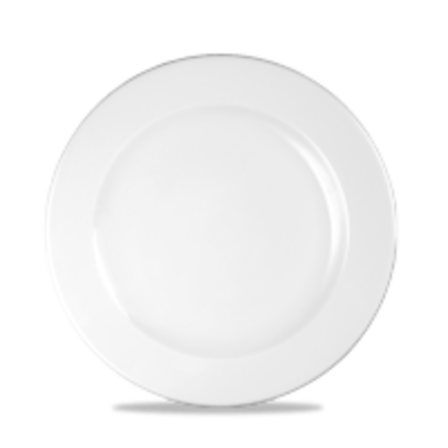 Churchill Servies Horeca Kwaliteit DISCONTINUED White Profile Footed Plate 9 1/8" 12/box