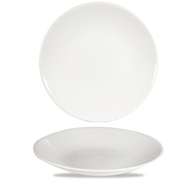 Churchill Servies Horeca Kwaliteit White Profile Deep Coupe Plate 28cm 12/box