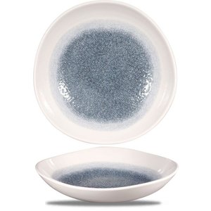 Churchill Servies Horeca Kwaliteit Raku Topaz Blue Round Trace Bowl 26.4cm