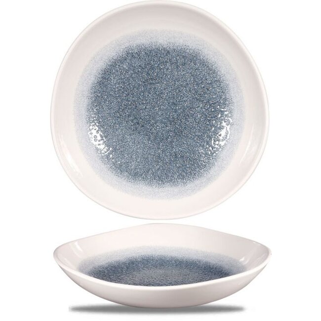 Churchill Servies Horeca Kwaliteit Raku Topaz Blue Round Trace Bowl 25.3cm 1100ML 12/box