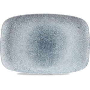 Churchill Servies Horeca Kwaliteit Raku Topaz Blue Oblong Platter 34.4cm x 23.4cm