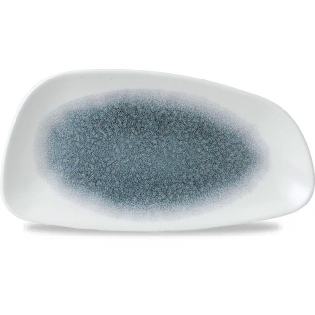 Churchill Servies Horeca Kwaliteit Raku Topaz Blue Chefs Geo Plate 30X15.5cm 12/box