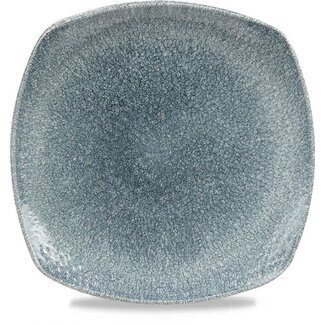 Churchill Servies Horeca Kwaliteit Raku Topaz Blue Squared Square Bord 21.5cm Churchill Servies Horeca Kwaliteit Raku Topaz Blue Squared Square Bord 21.5cm