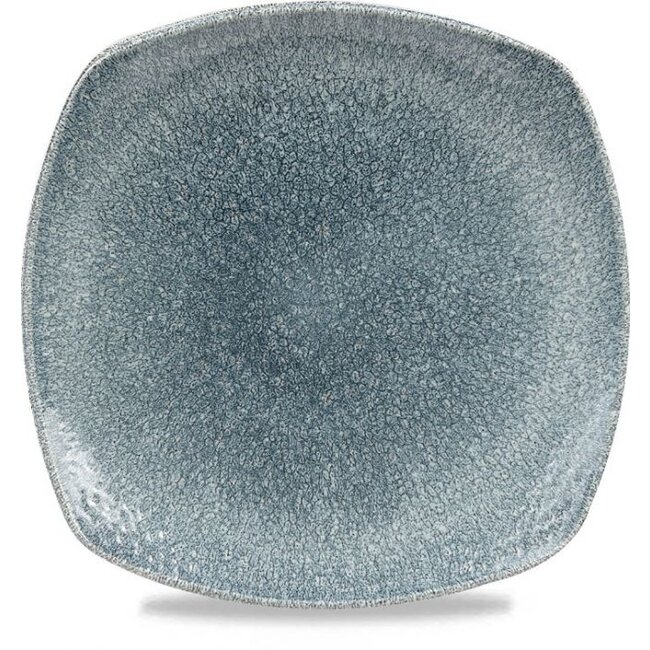 Churchill Servies Horeca Kwaliteit Raku Topaz Blue X Squared Square Plate 22cm 12/box