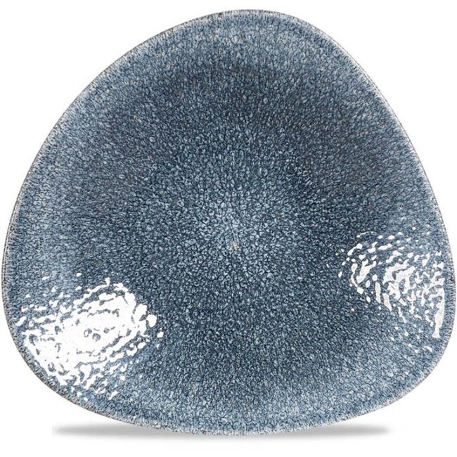 Churchill Servies Horeca Kwaliteit Raku Topaz Blue Triangle Shallow Bowl 21x21cm 410 ml 12/box