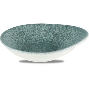 Churchill Servies Horeca Kwaliteit Raku Topaz Blue Round Round Dish 18.5x16.6cm