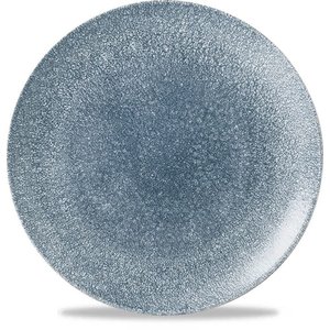 Churchill Servies Horeca Kwaliteit Raku Topaz Blue Evolve Coupe Bord 28.8cm