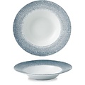 Churchill Servies Horeca Kwaliteit Raku Topaz Blue Profile Wide Rim Bowl Large 27.69cm