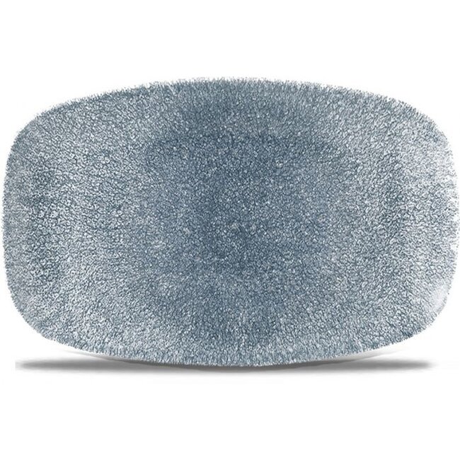 Churchill Servies Horeca Kwaliteit Raku Topaz Blue Chefs Oblong Plate 23.7 x 15.7cm 12/box