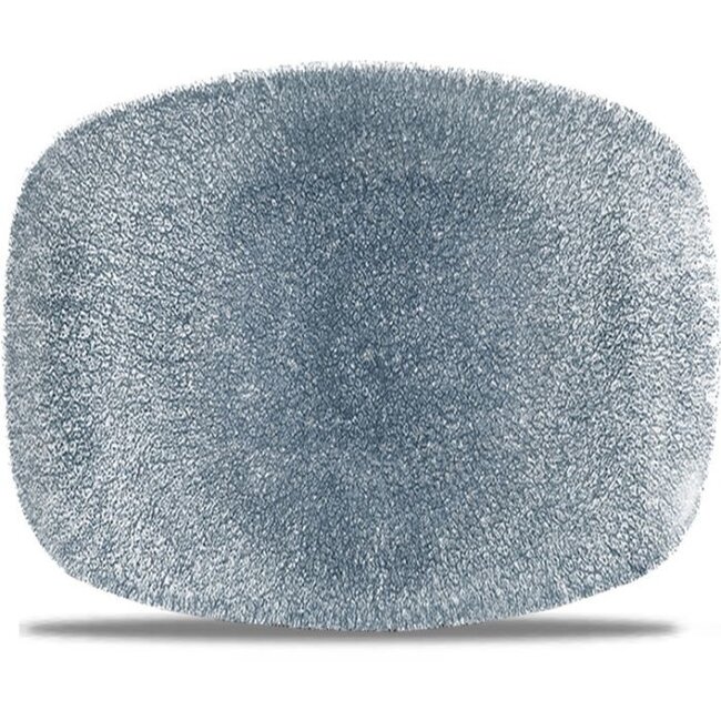 Churchill Servies Horeca Kwaliteit Raku Topaz Blue Chefs Oblong Plate 26.1 x 20.2cm 12/box