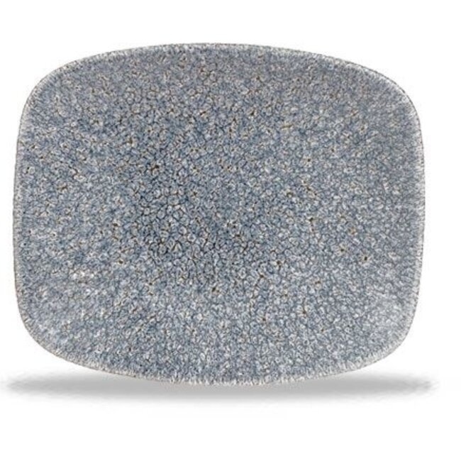 Churchill Servies Horeca Kwaliteit Raku Topaz Blue Oblong Chefs Plate 6 X 13cm 12/box
