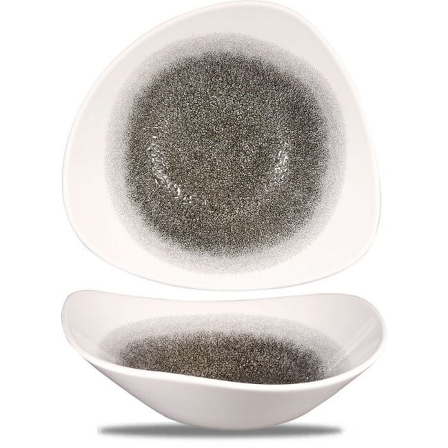Churchill Servies Horeca Kwaliteit Raku Quartz Black Lotus Bowl 23cm 12/box