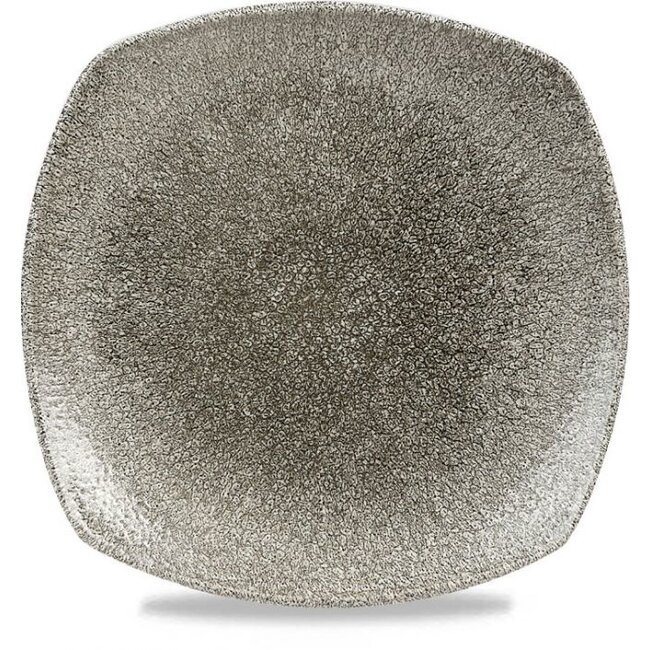 Churchill Servies Horeca Kwaliteit Raku Quartz Black X Squared Square Plate 22cm 12/box