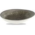 Churchill Servies Horeca Kwaliteit Raku Quartz Black Round Round Dish 16.1x14.5cm