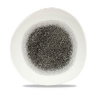 Churchill Servies Horeca Kwaliteit Raku Quartz Black Round Trace Bord 28.6cm
