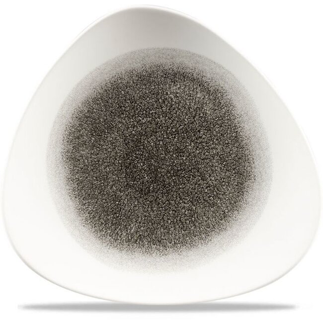 Churchill Servies Horeca Kwaliteit Raku Quartz Black Lotus Plate 25cm 12/box