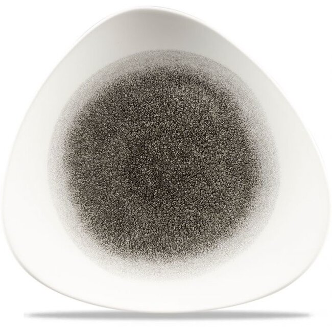 Churchill Servies Horeca Kwaliteit Raku Quartz Black Lotus Plate 30cm 6/box