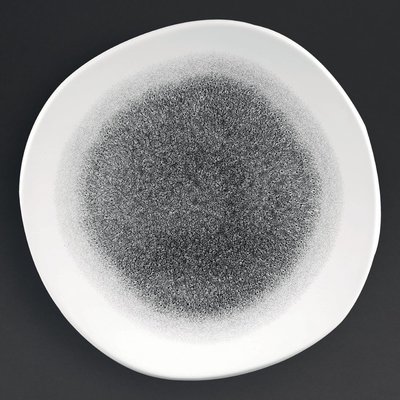 Churchill Servies Horeca Kwaliteit Raku Quartz Black Round Trace Bord 26.4cm