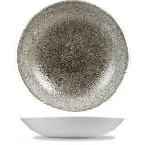 Churchill Servies Horeca Kwaliteit Raku Quartz Black Evolve Coupe Bowl 24.8cm