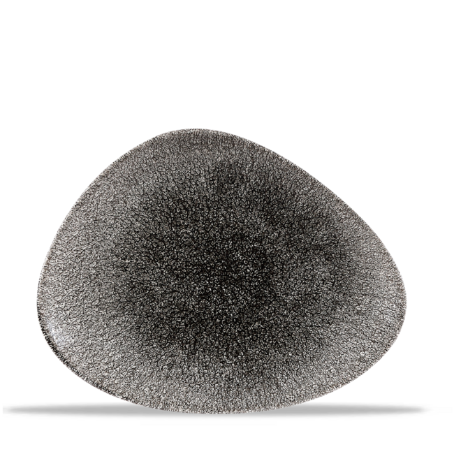 Churchill Servies Horeca Kwaliteit Raku Quartz Black Chefs Plate 26.5 x 20.5cm 12/box