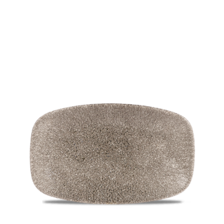 Churchill Servies Horeca Kwaliteit Raku Quartz Black Oblong Chefs Bord 20 x 12.1cm