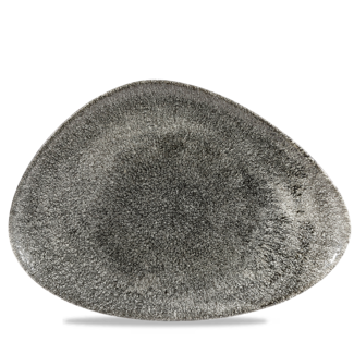 Churchill Servies Horeca Kwaliteit Raku Quartz Black Triangle Chefs Bord 35.5x24cm