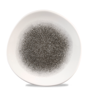 Churchill Servies Horeca Kwaliteit Raku Quartz Black Round Trace Bord 21cm