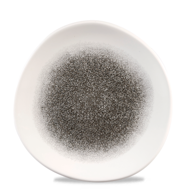 Churchill Servies Horeca Kwaliteit Raku Quartz Black Round Trace Bord 21cm