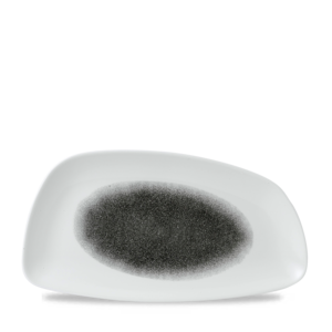 Churchill Servies Horeca Kwaliteit Raku Quartz Black Chefs Geo Bord 35x18.5cm