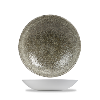 Churchill Servies Horeca Kwaliteit Raku Quartz Black Evolve Coupe Bowl 18.2cm