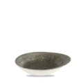 Churchill Servies Horeca Kwaliteit Raku Quartz Black Round Round Dish 18.5x16.6cm